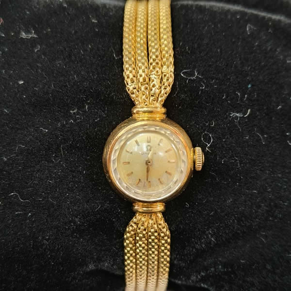 高價收購歐米茄 OMEGA 古董女性K金錶