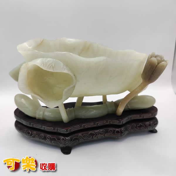 高雄收購和闐白玉擺件