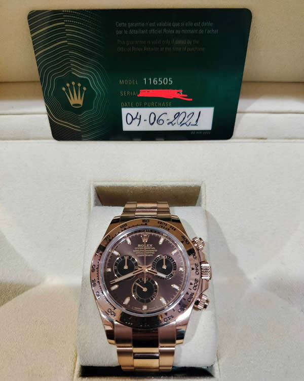 收購ROLEX DAYTONA 116505